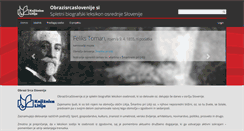 Desktop Screenshot of obrazisrcaslovenije.si